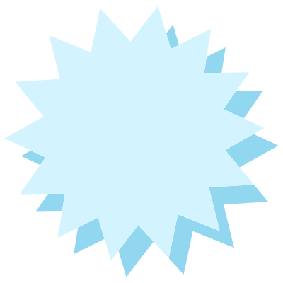 Explode Badge Element from 3D Motifs (Flat) Set