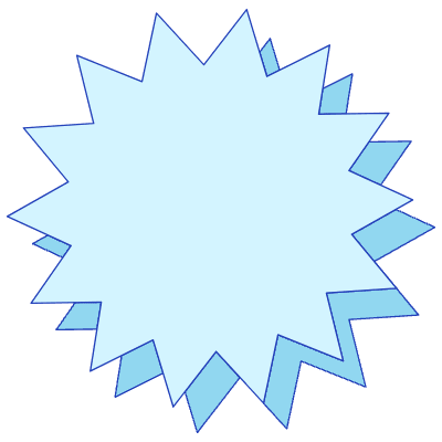 Explode Badge Element from 3D Motifs (Duo) Set