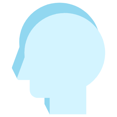 Face Head Element from 3D Motifs (Flat) Set