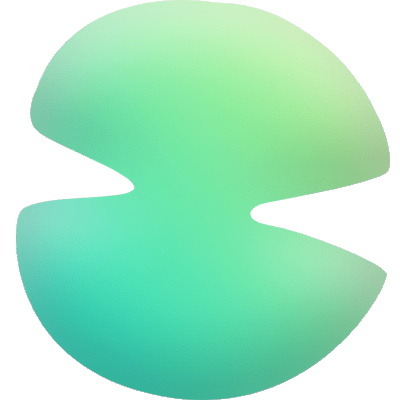 Fan Bean Split Element from Inky (Gradient) Set