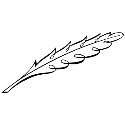 Feather Element from Flourishes Motifs Set