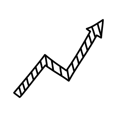 Filled Arrow Thick Zigzag 1 Element from Arrows (Variable Thickness Style) Set