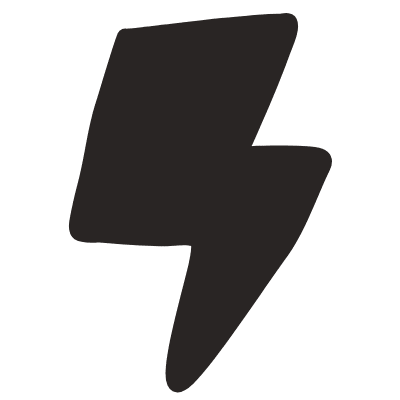 Flash 1 Element from Doodles (Monochrome) Set