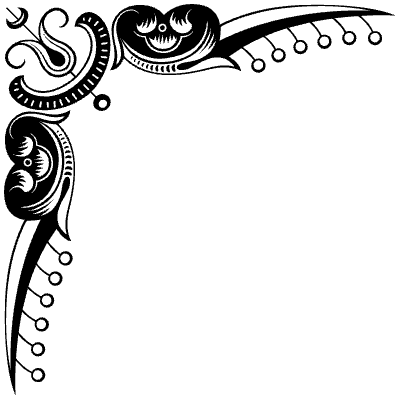 Flourishes Corner 100 Left Element from Corners Ornaments Set