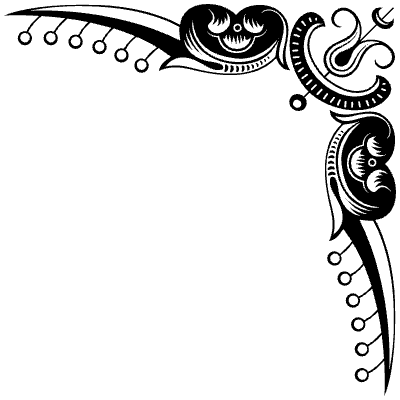 Flourishes Corner 100 Right Element from Corners Ornaments Set