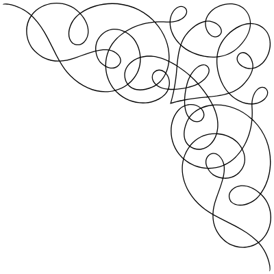 Flourishes Corner 101 Right Element from Corners Ornaments Set