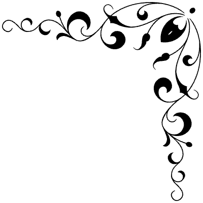 Flourishes Corner 109 Right Element from Corners Ornaments Set