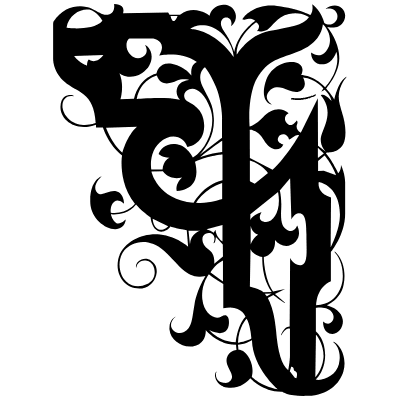 Flourishes Corner 11 Right Element from Corners Ornaments Set