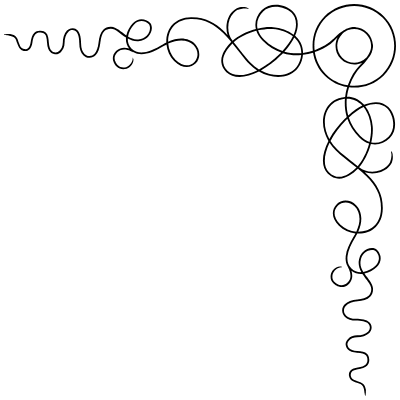 Flourishes Corner 110 Right Element from Corners Ornaments Set