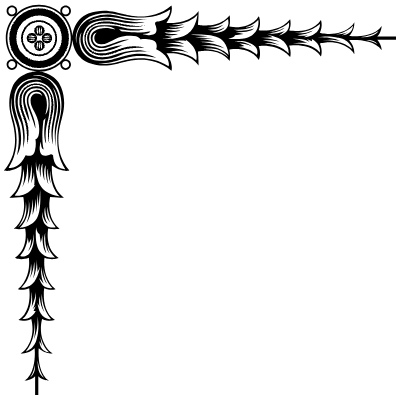 Flourishes Corner 112 Left Element from Corners Ornaments Set