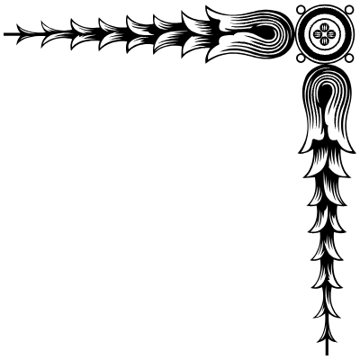 Flourishes Corner 112 Right Element from Corners Ornaments Set