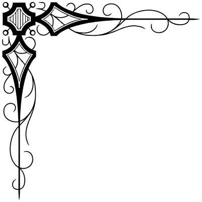 Flourishes Corner 115 Left Element from Corners Ornaments Set