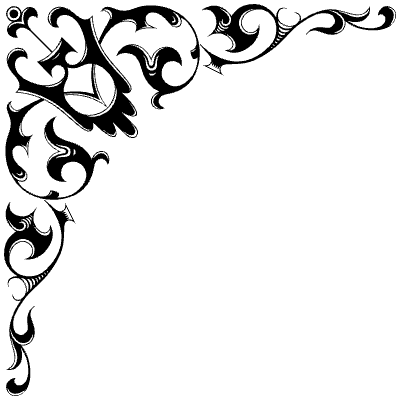 Flourishes Corner 117 Left Element from Corners Ornaments Set