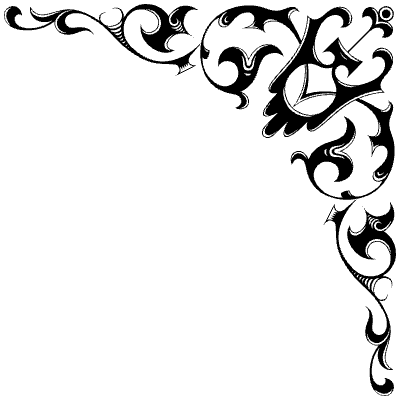 Flourishes Corner 117 Right Element from Corners Ornaments Set