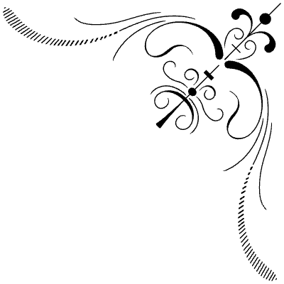 Flourishes Corner 30 Right Element from Corners Ornaments Set