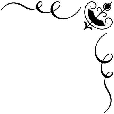 Flourishes Corner 33 Right Element from Corners Ornaments Set