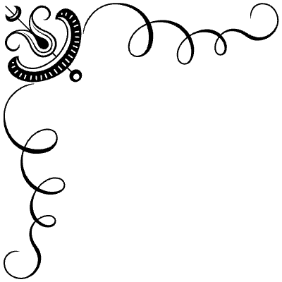 Flourishes Corner 37 Left Element from Corners Ornaments Set