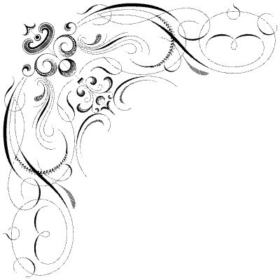 Flourishes Corner 45 Left Element from Corners Ornaments Set