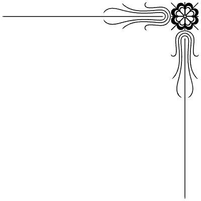 Flourishes Corner 53 Right Element from Corners Ornaments Set