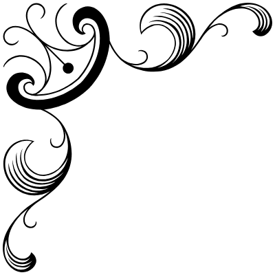 Flourishes Corner 60 Left Element from Corners Ornaments Set