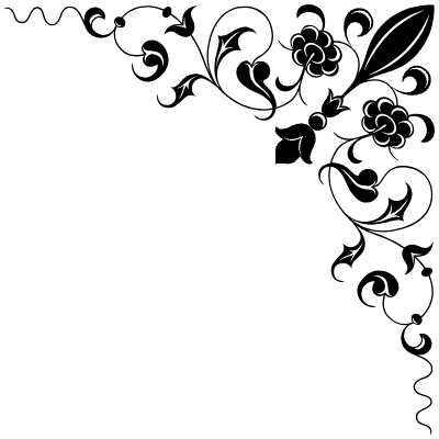 Flourishes Corner 70 Right Element from Corners Ornaments Set