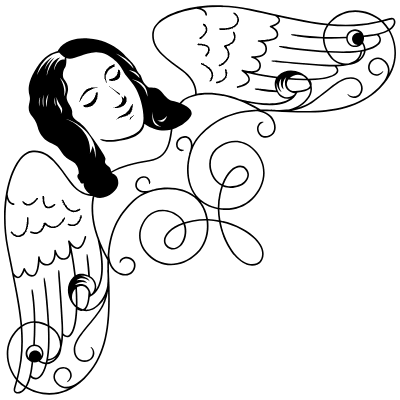 Flourishes Corner 81 Left Element from Corners Ornaments Set