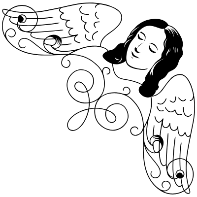 Flourishes Corner 81 Right Element from Corners Ornaments Set