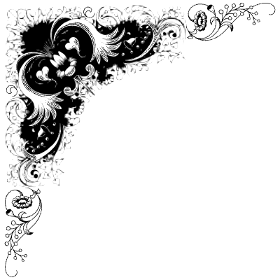 Flourishes Corner 90 Left Element from Corners Ornaments Set