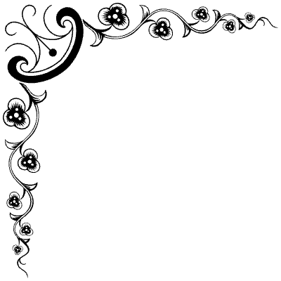 Flourishes Corner 98 Left Element from Corners Ornaments Set