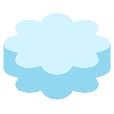 Flower 1 Element from 3D Motifs (Flat) Set