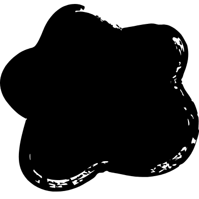 Flower 5petal Element from Inky (Solid) Set