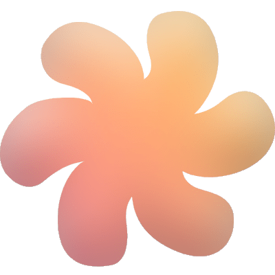 Flower 5petal Wind Element from Inky (Gradient) Set