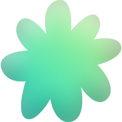 Flower 8petal 2 Element from Inky (Gradient) Set