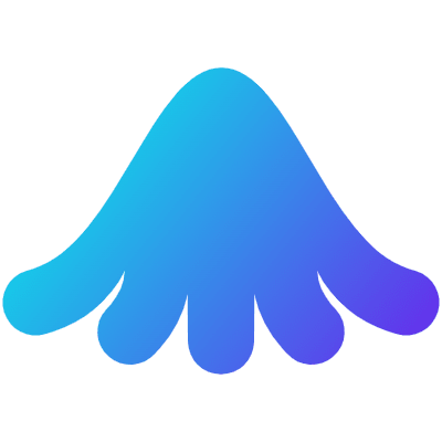 Flower Bell Nature Element from Geometrica (Gradient) Set