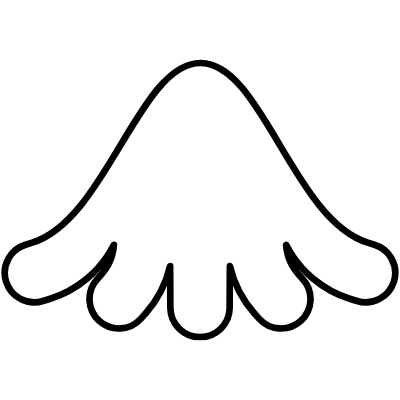 Flower Bell Nature Element from Geometrica (Line) Set