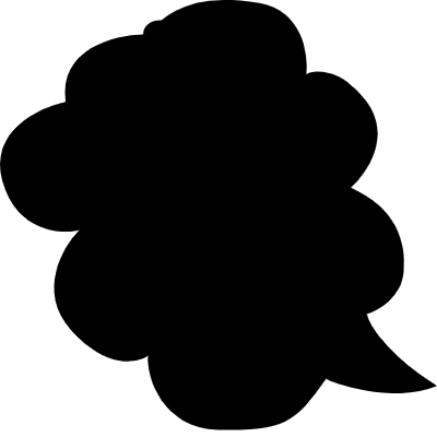 Flower Cloud Bubble Element from Organica (Solid) Set