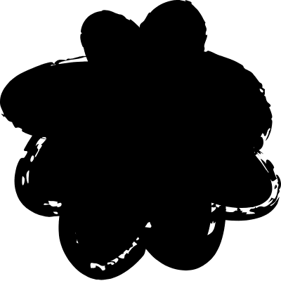 Flower Curve Element from Inky (Solid) Set