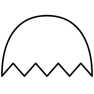 Flower Egg Crack Element from Geometrica (Duo) Set