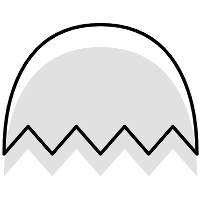 Flower Egg Crack Element from Geometrica (Combo) Set