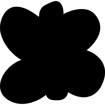 Flower Fat Butterfly Element from Organica (Solid) Set