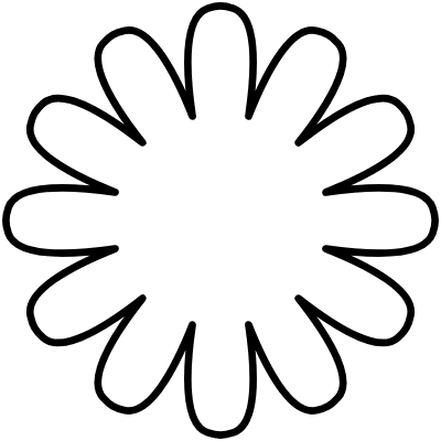 Flower Marigold Nature Element from Geometrica (Duo) Set