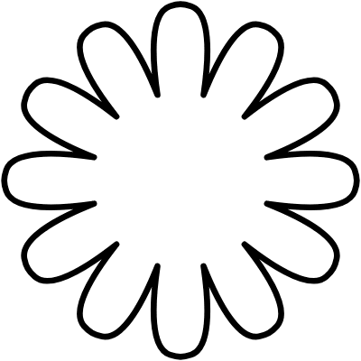 Flower Marigold Nature Element from Geometrica (Line) Set