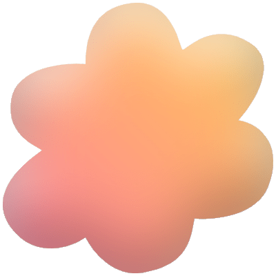 Flower Puffy 1 Element from Inky (Gradient) Set