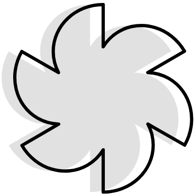 Flower Spin Nature Element from Geometrica (Combo) Set