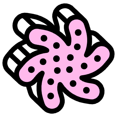 Flower Spiral Element from 3D Fun (Texturized) Set