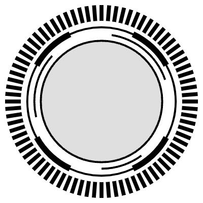 Focus Target Circle 13 Element from Cyber GUI Elements Set