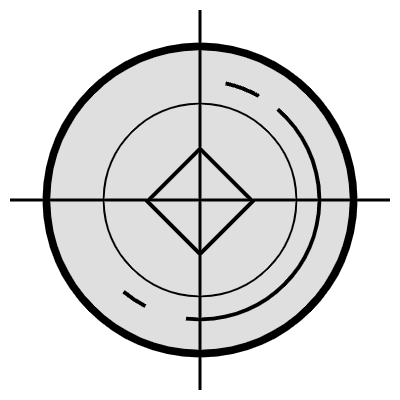 Focus Target Circle 19 Element from Cyber GUI Elements Set