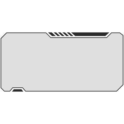 Frame Screen Interface 10 Element from Cyber GUI Elements Set