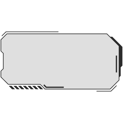 Frame Screen Interface 4 Element from Cyber GUI Elements Set