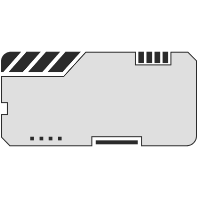 Frame Screen Interface 5 Element from Cyber GUI Elements Set